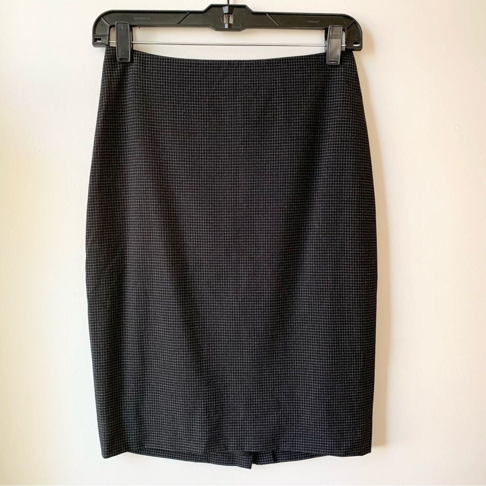 The Limited Collection Checked Pencil Skirt Black White Size 0